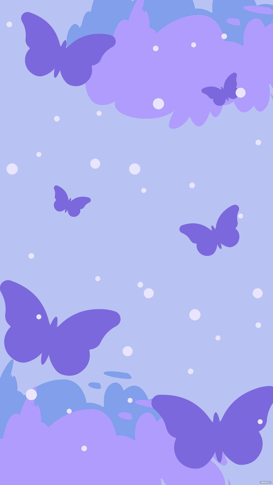 Iphone Butterfly Background - EPS, Illustrator, JPG, PNG, SVG 