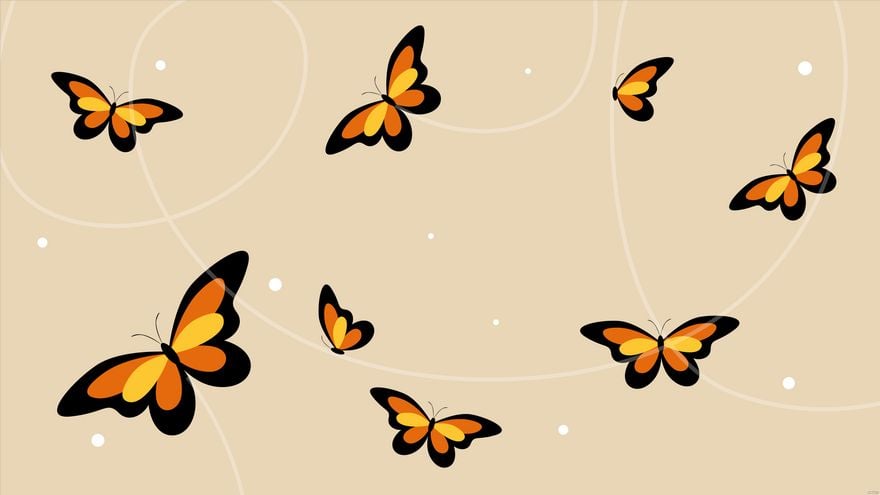 Butterflies Background in Illustrator, EPS, SVG, JPG, PNG