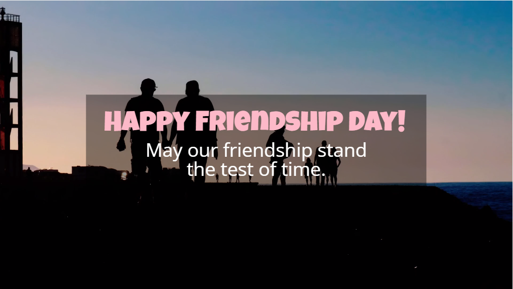 Happy Friendship Day Video