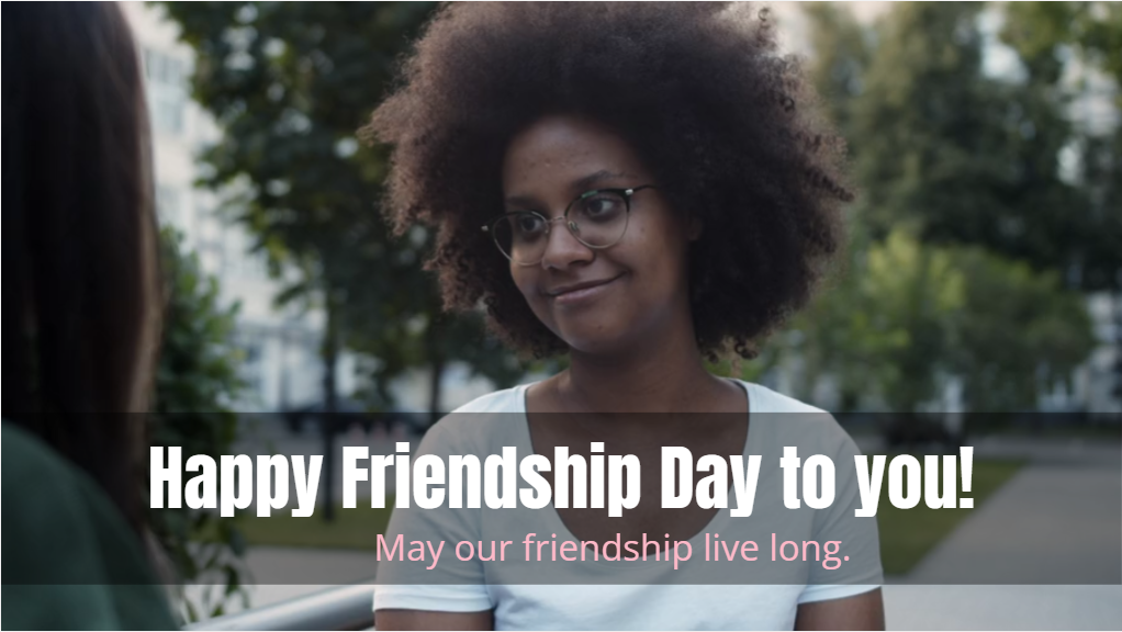 Cute Friendship Day Video Template