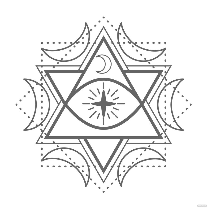 Free Silver Alchemy Clipart in Illustrator, EPS, SVG, JPG, PNG