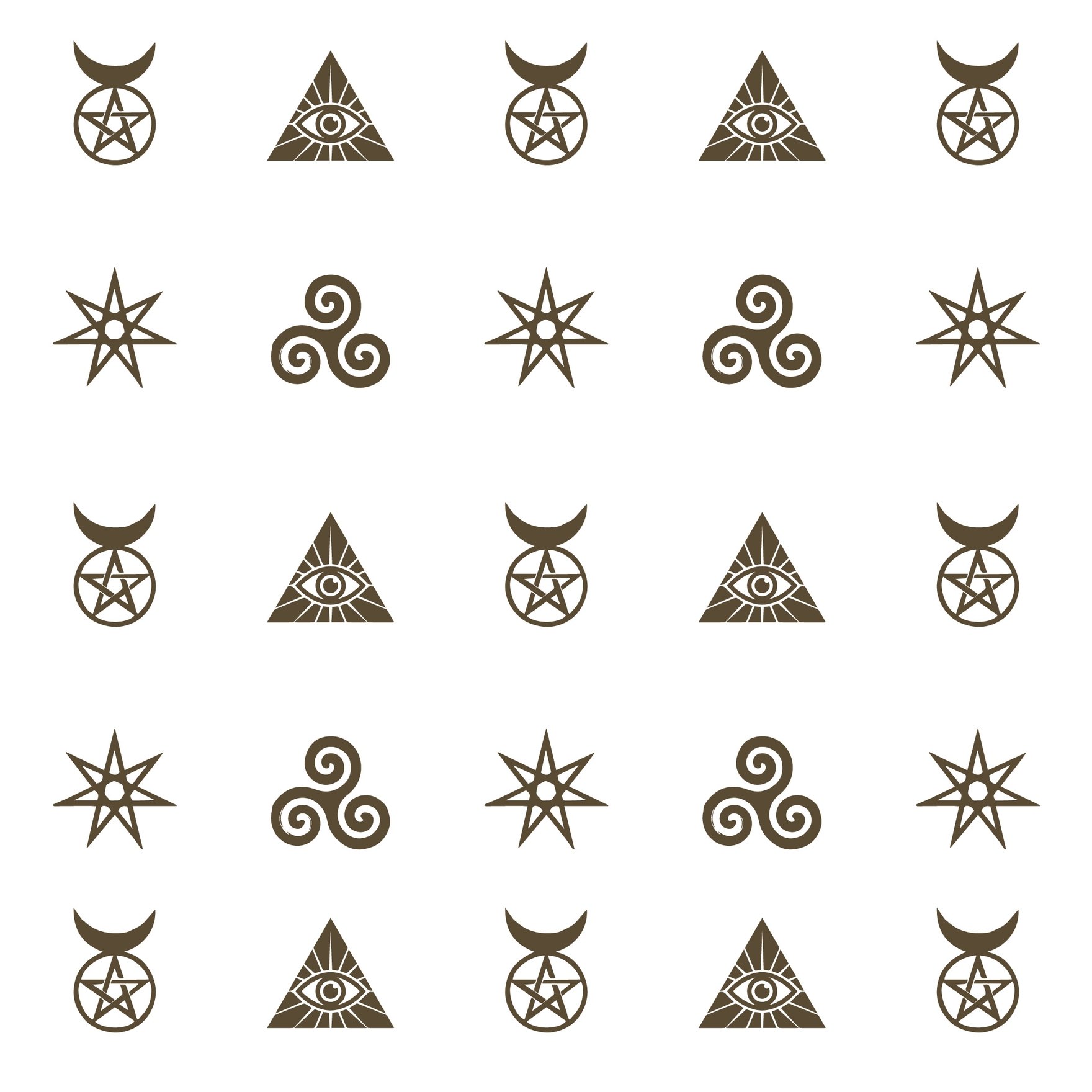 Alchemy Pattern Clipart
