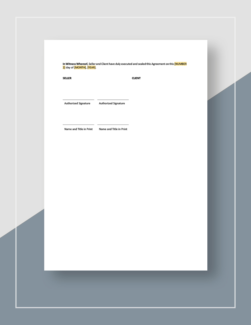 Charge Account Terms and Conditions Template