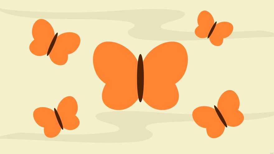 simple butterfly cartoon