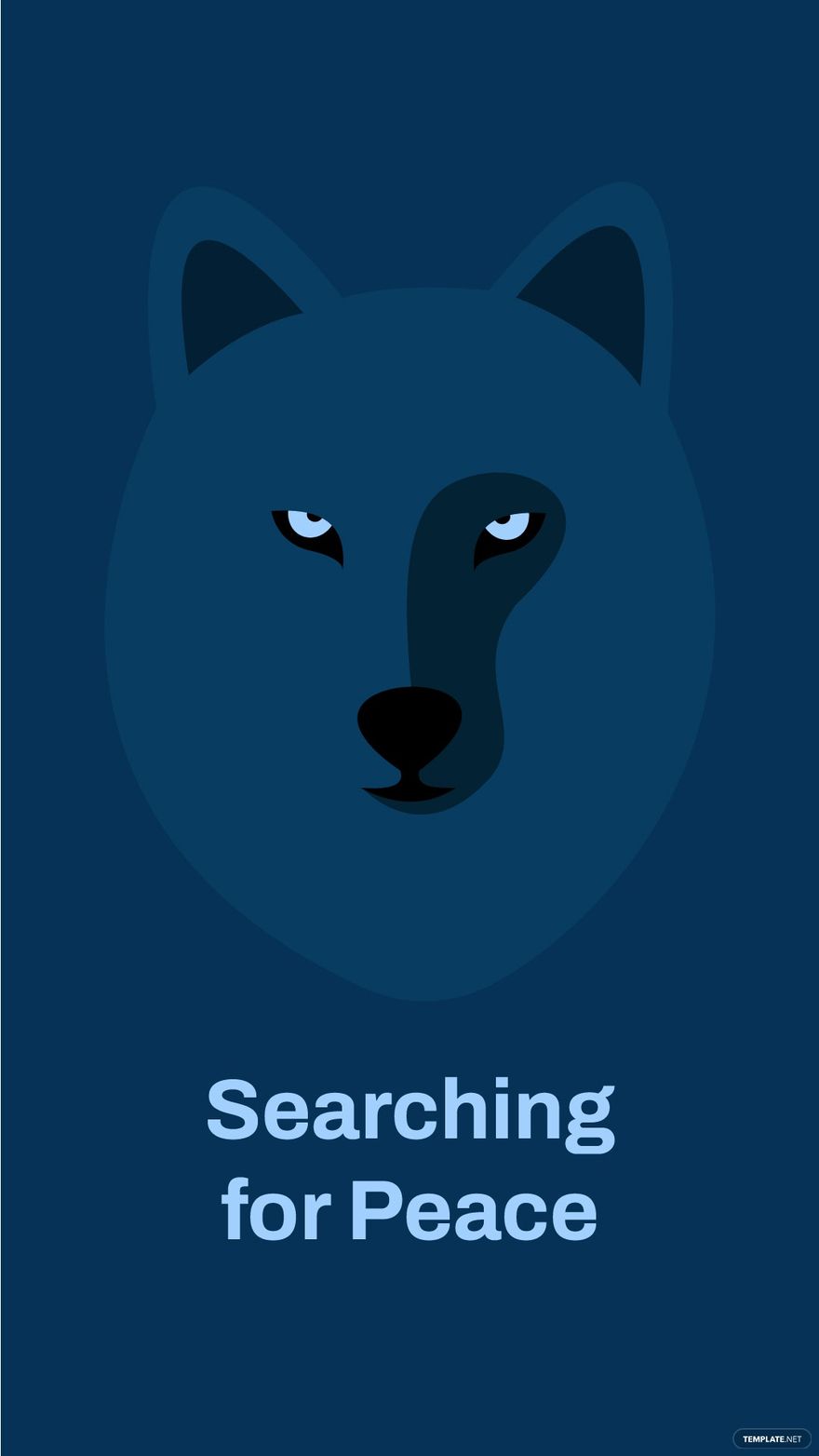 Free Wolf Wallpaper Iphone in Illustrator, EPS, SVG, JPG, PNG