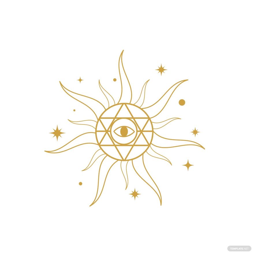 Gold Alchemy Clipart in Illustrator, EPS, SVG, PNG, JPEG