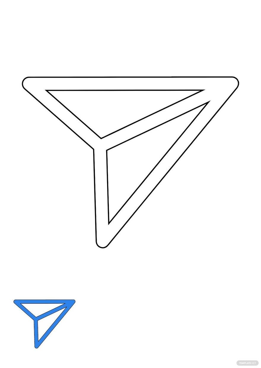 Instagram Direct Message Icon Coloring Page