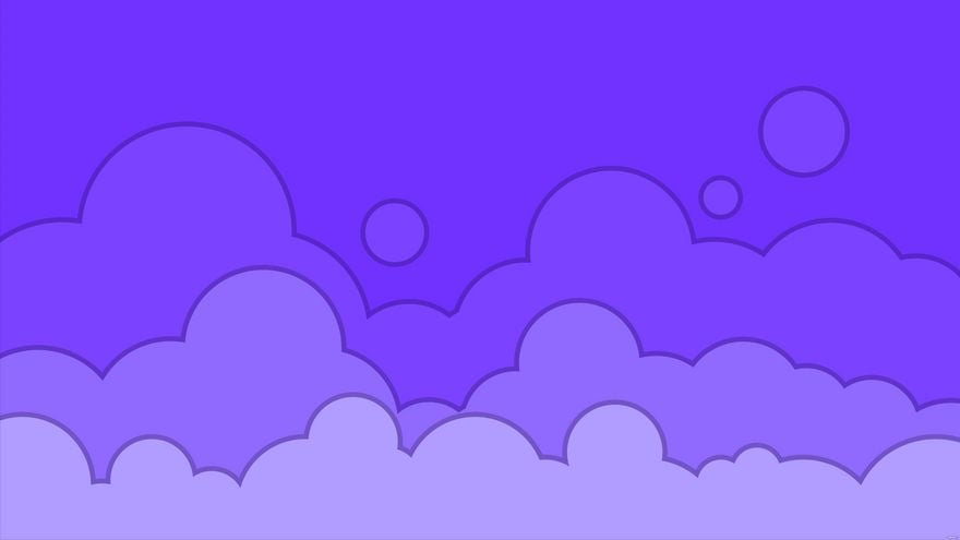 Purple Cloud Background in Illustrator, EPS, SVG, PNG, JPEG