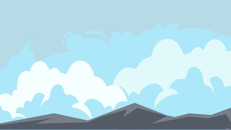 Soft Cloud Background in Illustrator, SVG, EPS, JPG, PNG - Download