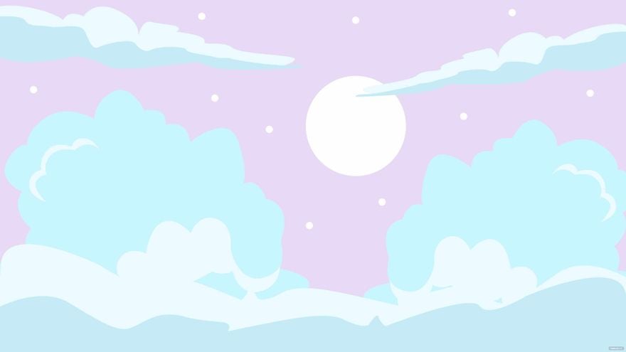 Free Beautiful Cloud Background - EPS, Illustrator, JPG, PNG, SVG |  