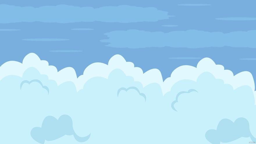 Free Cool Cloud Background in Illustrator, EPS, SVG, JPG, PNG