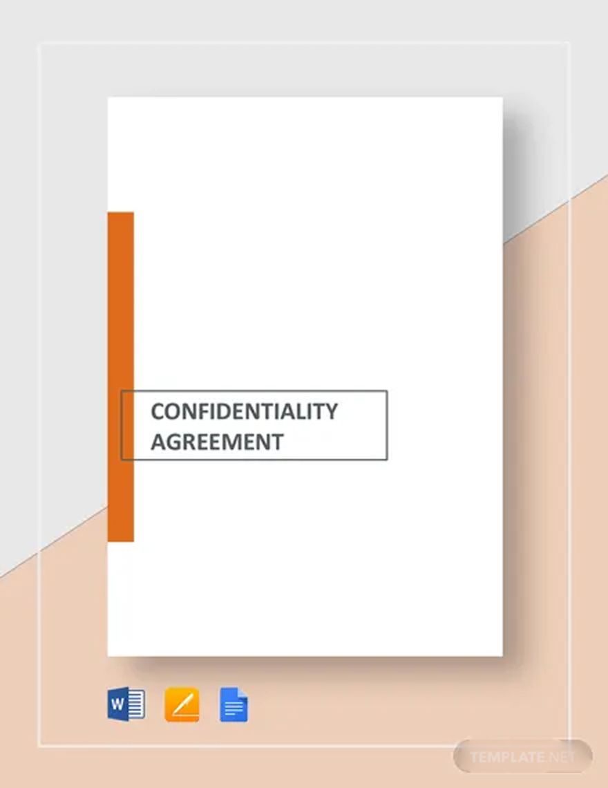 Confidentiality Agreement for Consultants, Contractors Template
