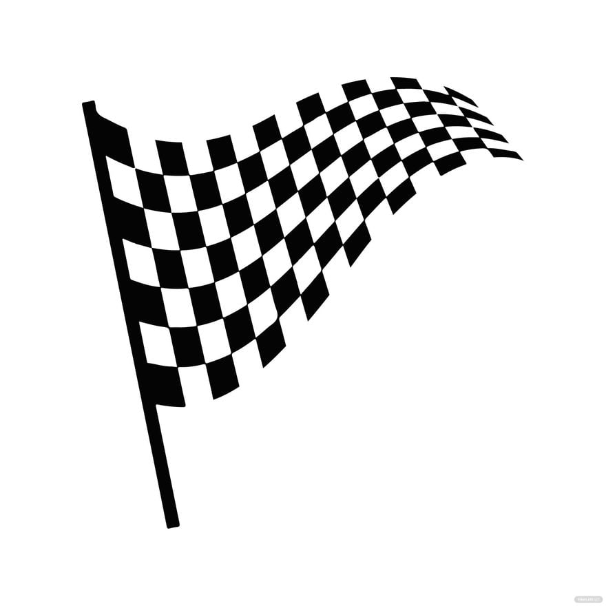 Transparent Racing Flag clipart in Illustrator, EPS, SVG, JPG, PNG