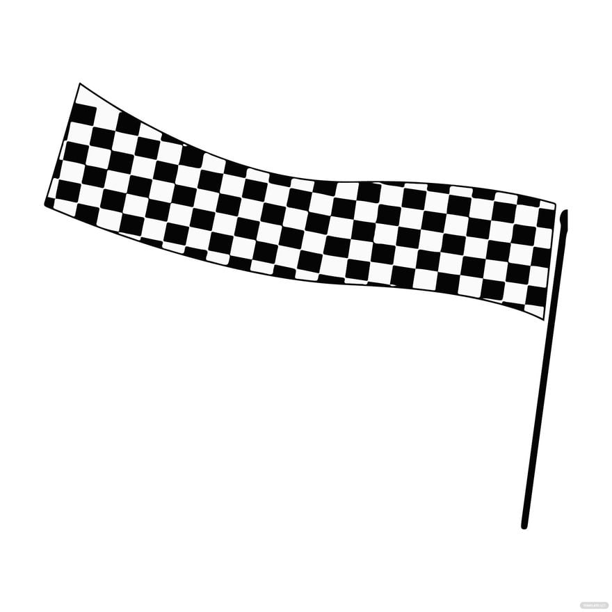 Racing Flag Banner clipart