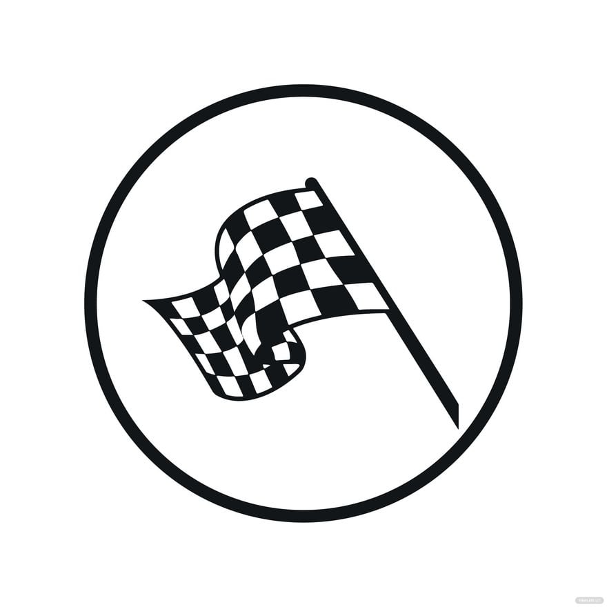 Free Racing Flag Logo clipart in Illustrator, EPS, SVG, JPG, PNG