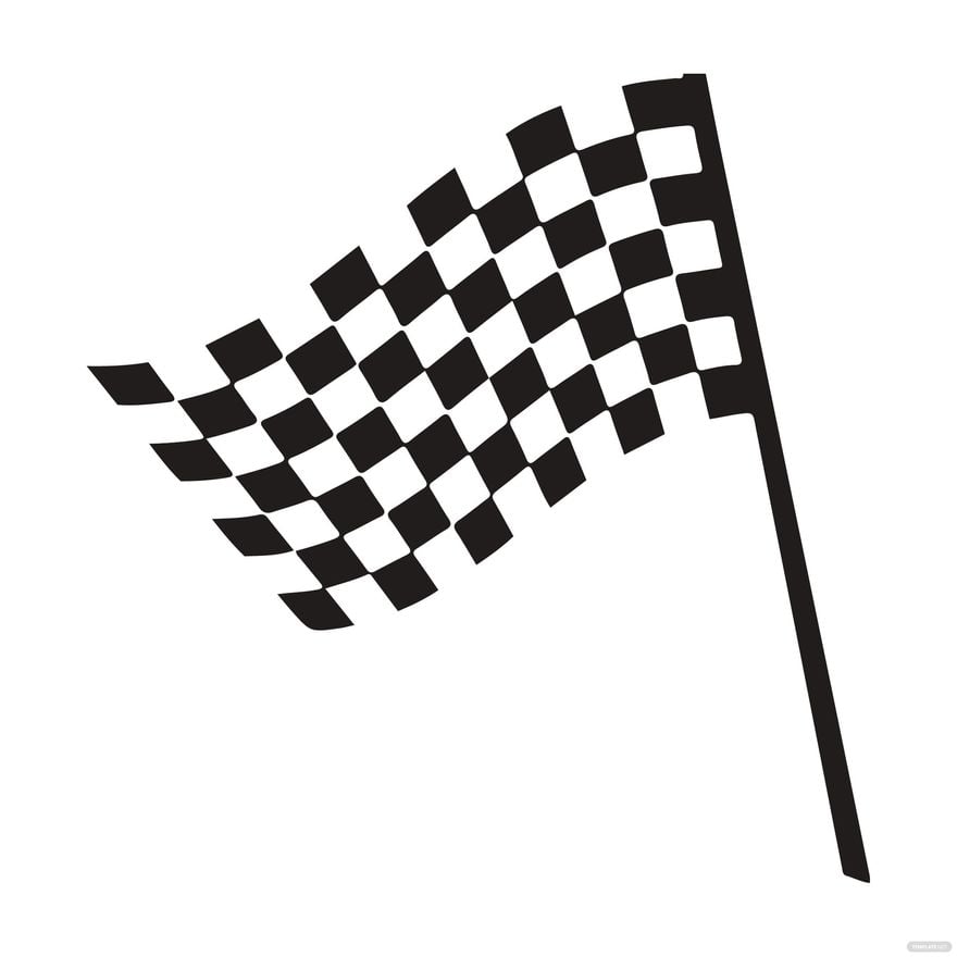 Car Racing Flag clipart in Illustrator, JPG, EPS, SVG, PNG - Download