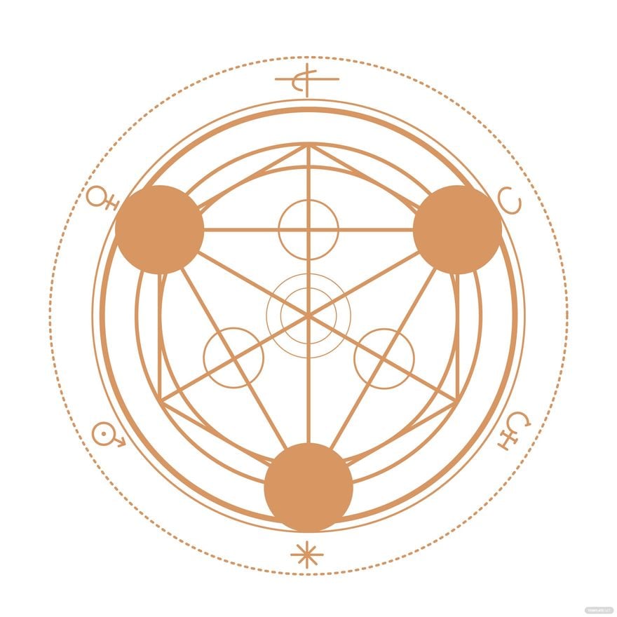 Sacred Geometry Alchemy clipart in Illustrator, EPS, SVG, JPG, PNG
