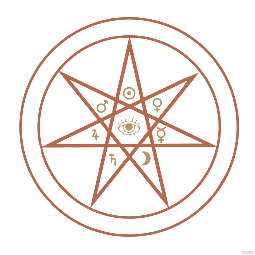 Free Alchemy Star Clipart in Illustrator, EPS, SVG, JPG, PNG