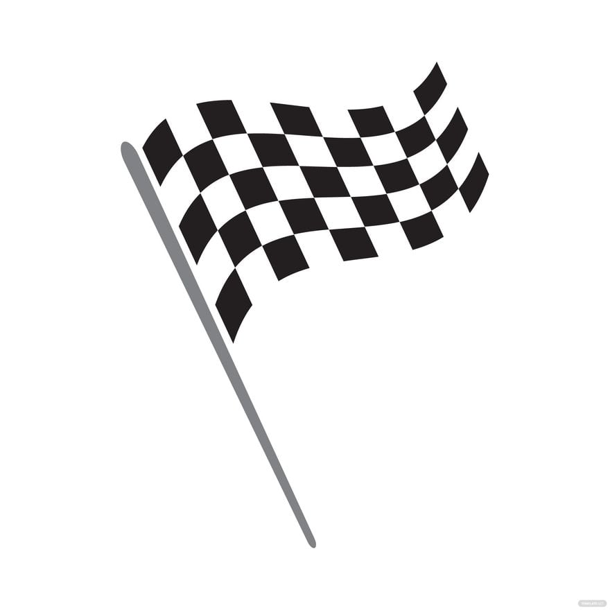 Modern Racing Flag clipart in Illustrator, EPS, SVG, JPG, PNG