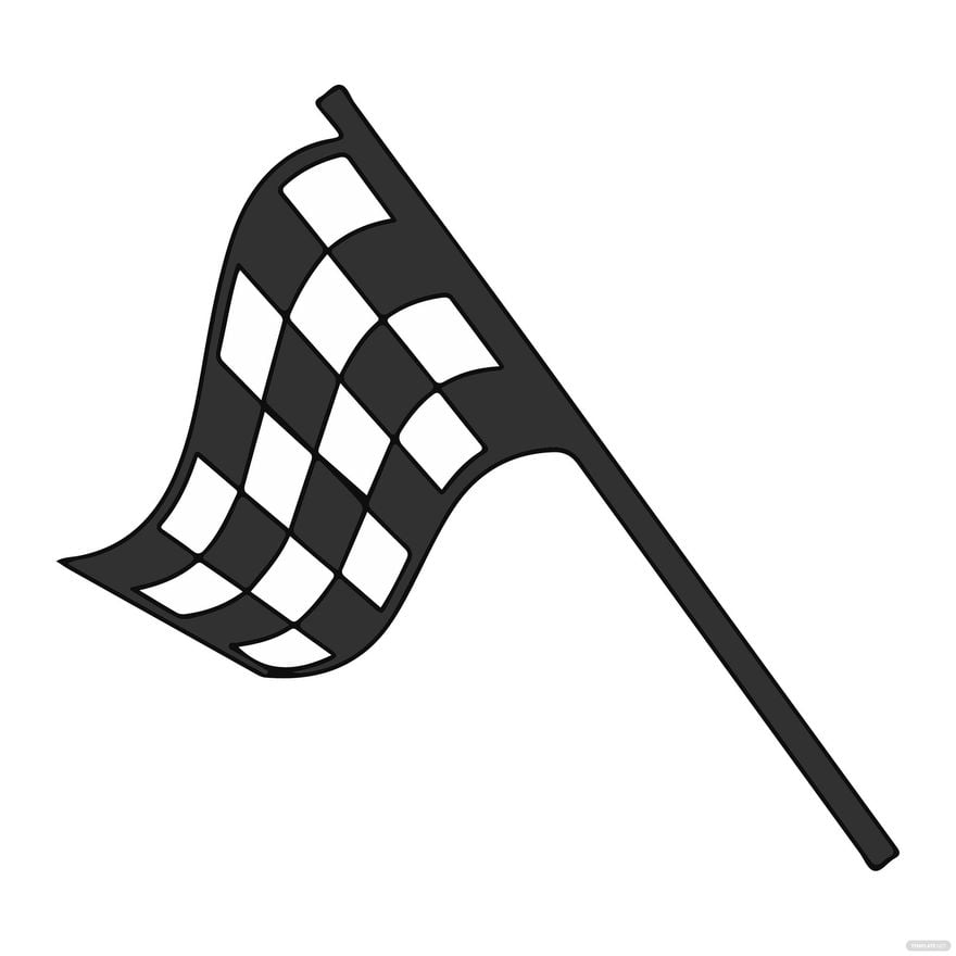 Sports Racing Flag clipart in Illustrator, EPS, SVG, JPG, PNG