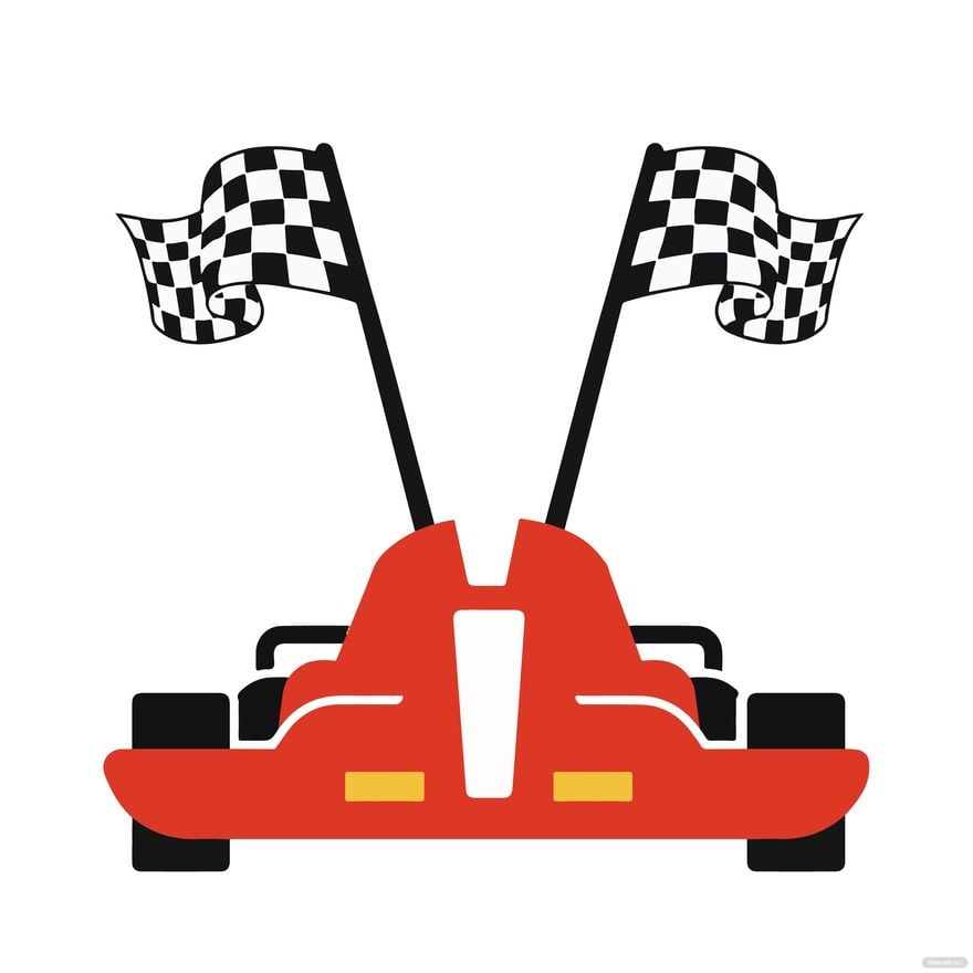 Free Vehicle Racing Flag clipart