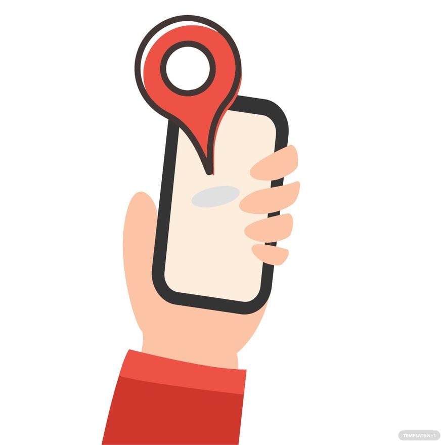 Phone Location Clipart