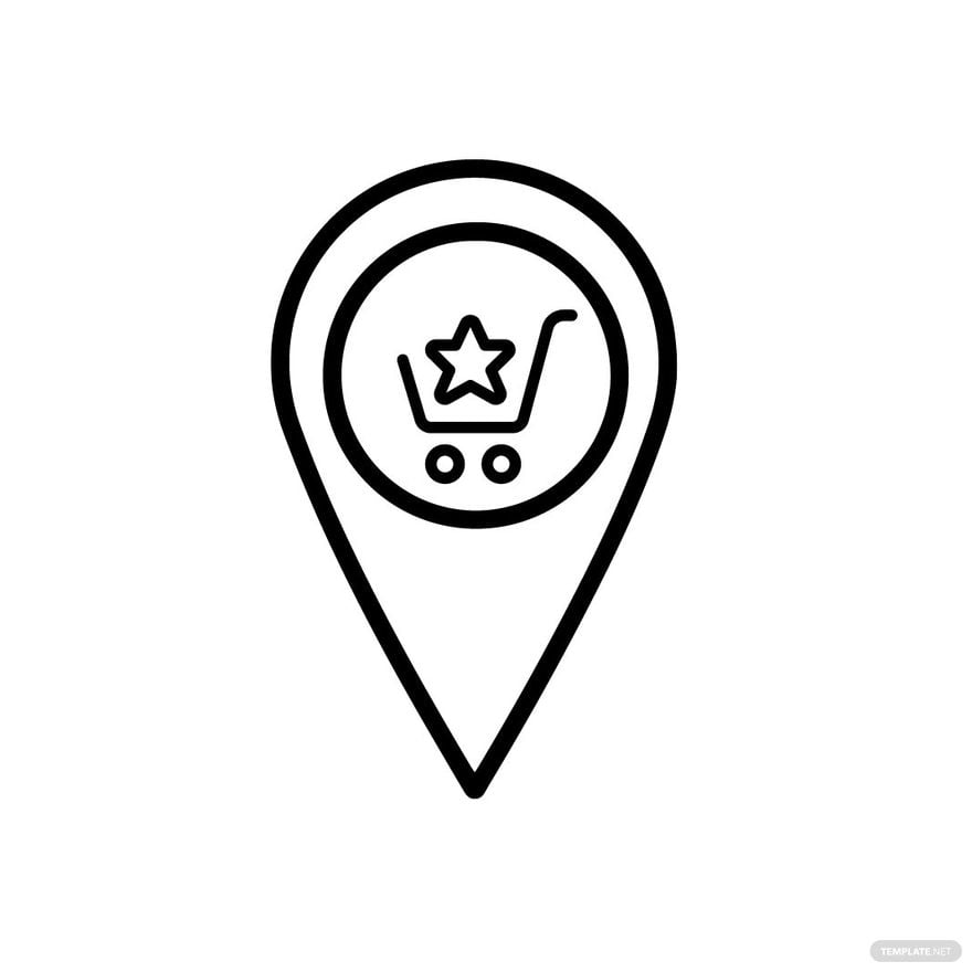 Store Location Clipart in Illustrator, EPS, SVG, JPG, PNG