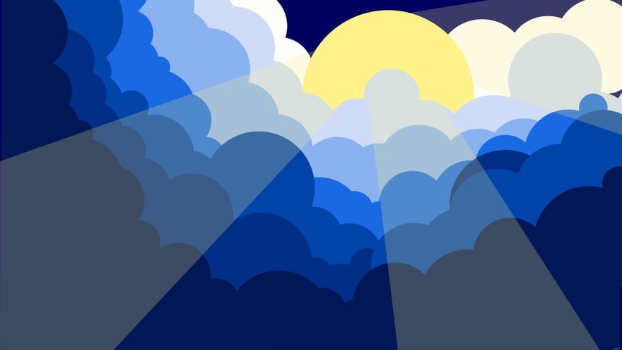 Dramatic Clouds Background in Illustrator, EPS, SVG, PNG, JPEG