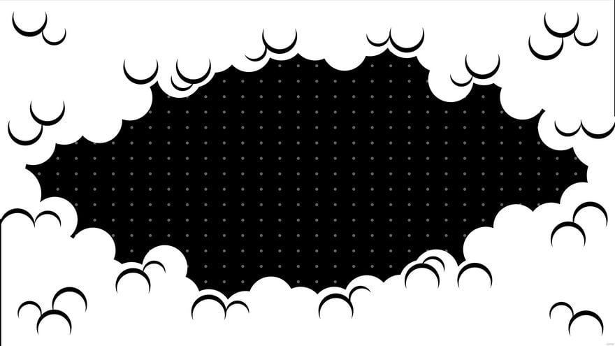 Black and White Cloud Background