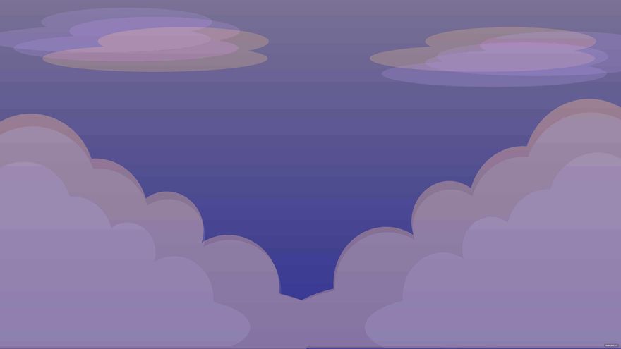Ombre Cloud Background