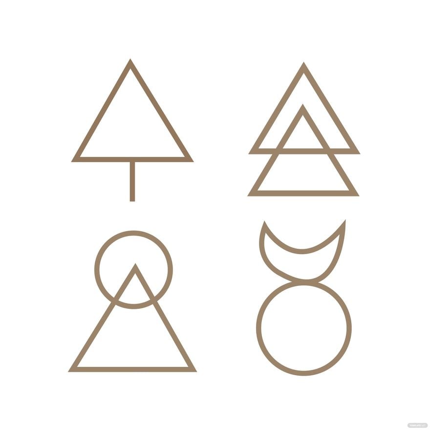 Symbolic tattoo design and meaning minimalist Vector Image