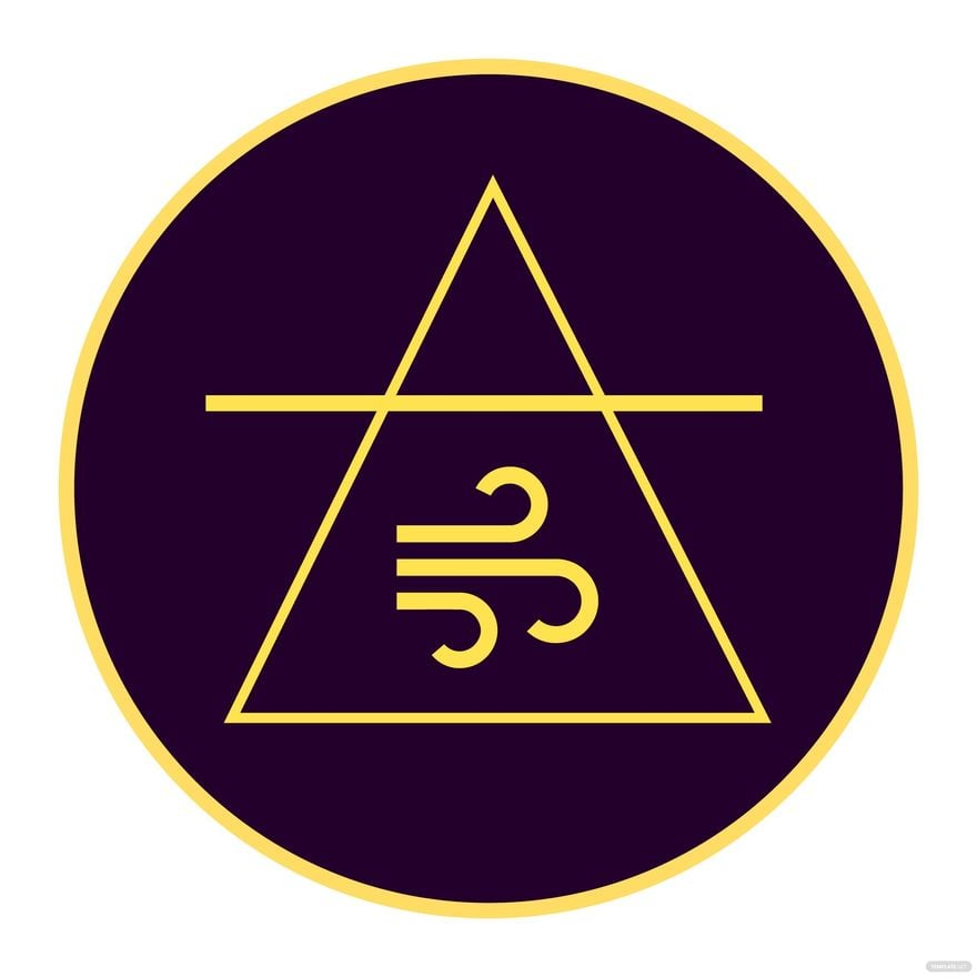Alchemy Air Symbol clipart in Illustrator, EPS, SVG, JPG, PNG