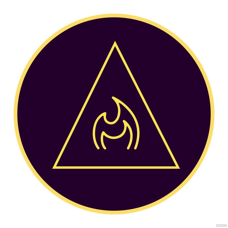 Alchemy Fire Symbol clipart