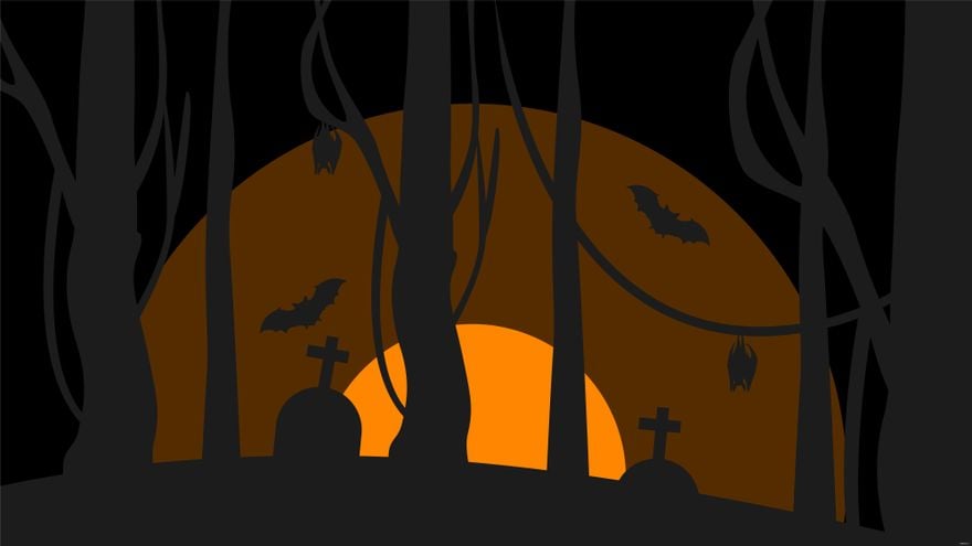 Scary Forest Background