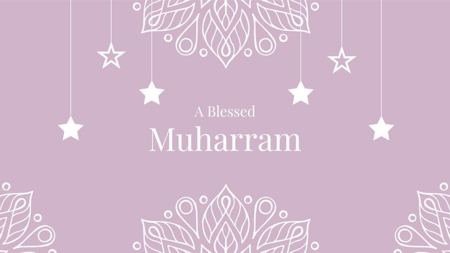 Free White Muharram Wallpaper