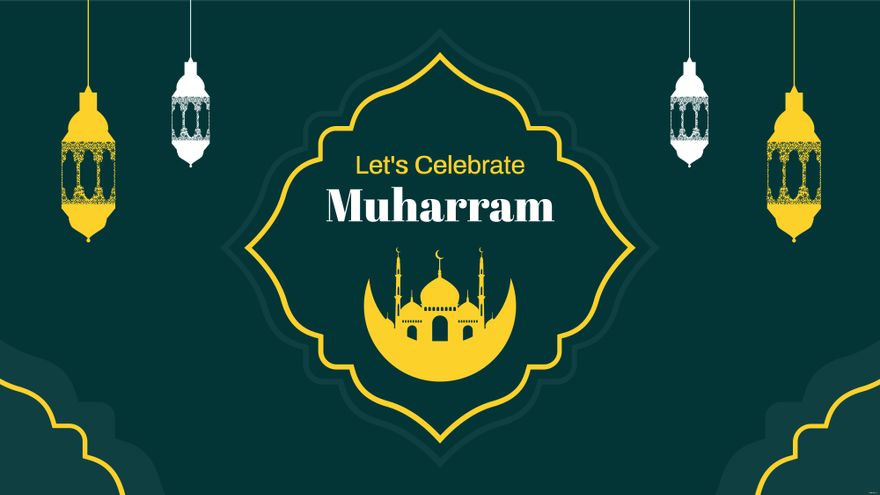 Free Muharram Festival Wallpaper - EPS, Illustrator, JPG, PNG, SVG |  