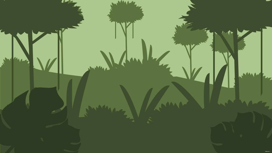 Rainforest Background - EPS, Illustrator, JPG, PNG, SVG 