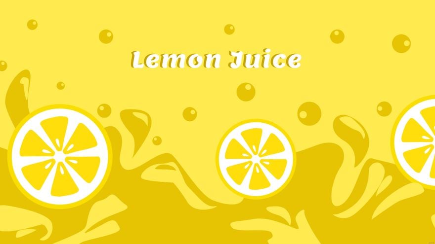 Lemon Yellow Wallpaper - EPS, Illustrator, JPG, PNG, SVG 