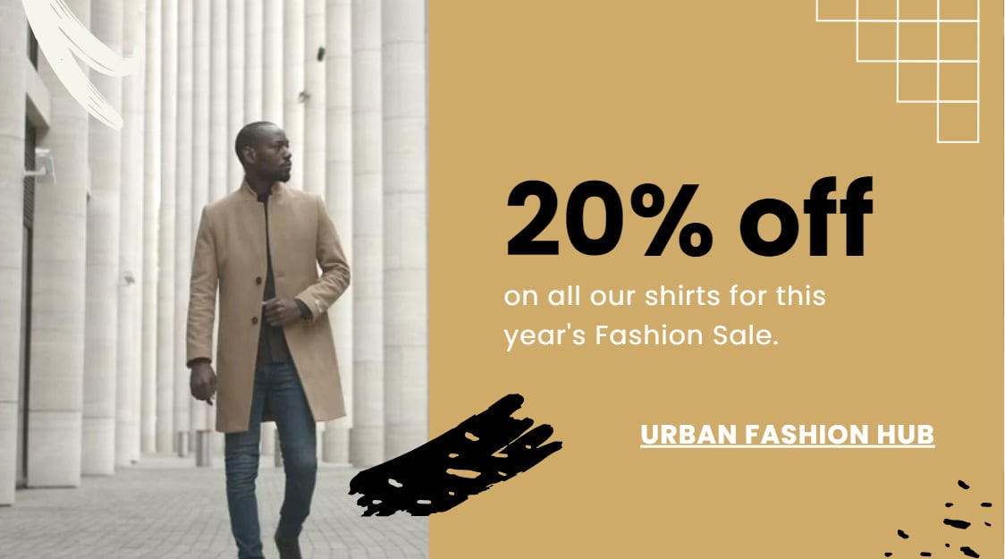 Modern Urban Fashion Sale Video
