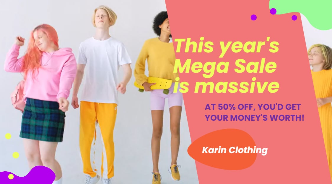Mega Sale YouTube Video