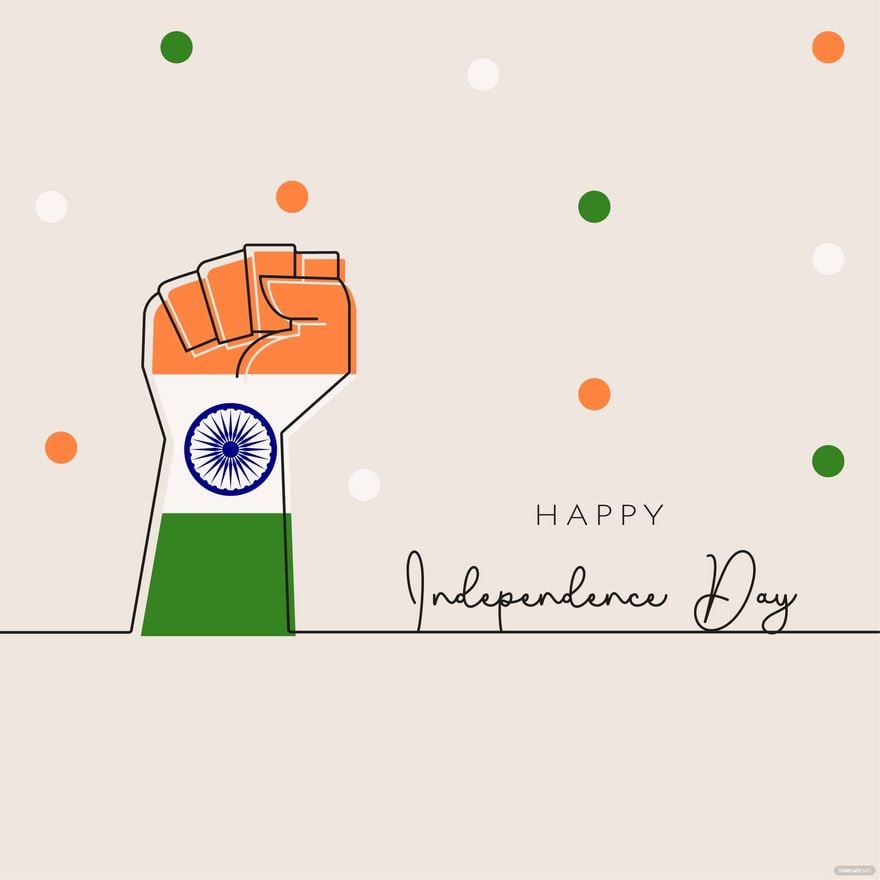Free Happy Indian Independence Day Clipart in Illustrator, EPS, SVG, JPG, PNG