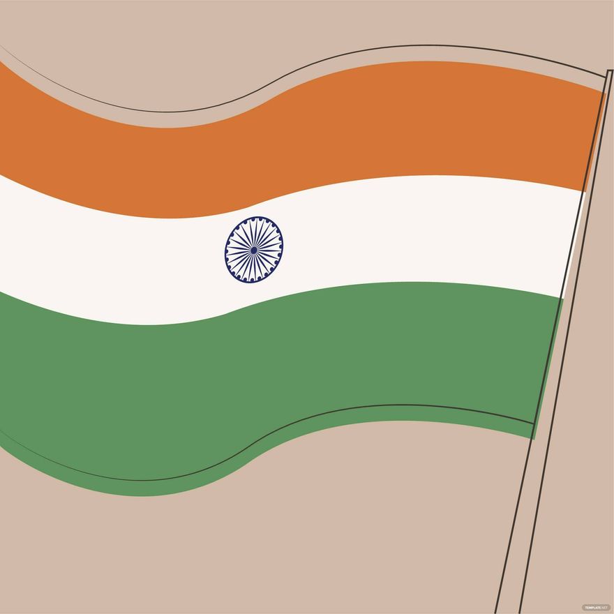 Indian Flag Clipart in Illustrator, EPS, SVG, JPG, PNG