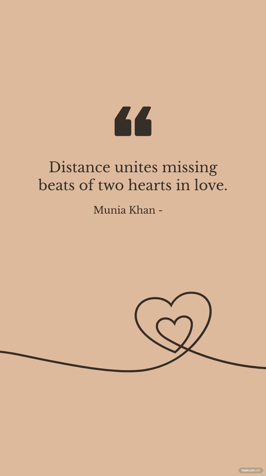 Munia Khan - Distance unites missing beats of two hearts in love. in JPG