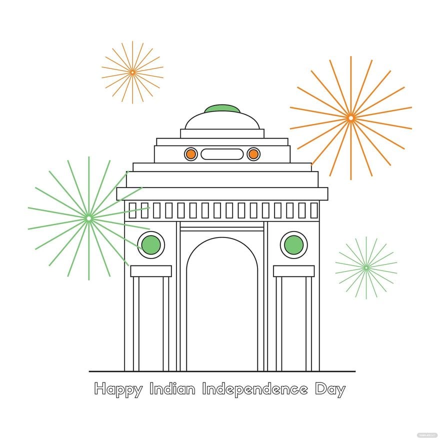 Free Transparent India Independence Day Clipart