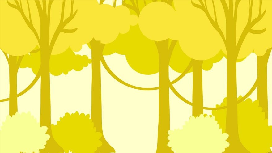 Yellow Forest Background