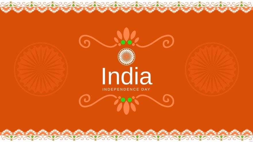 India Independence Day Pattern Background
