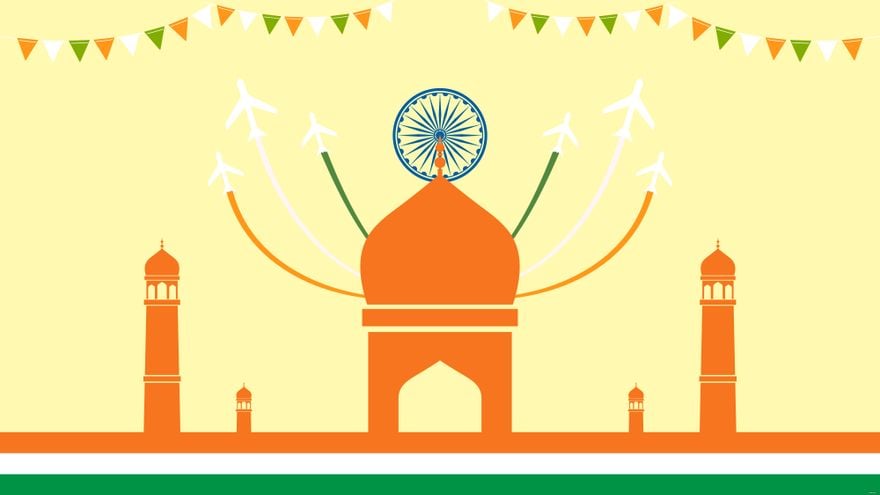 India Independence Day Poster Background