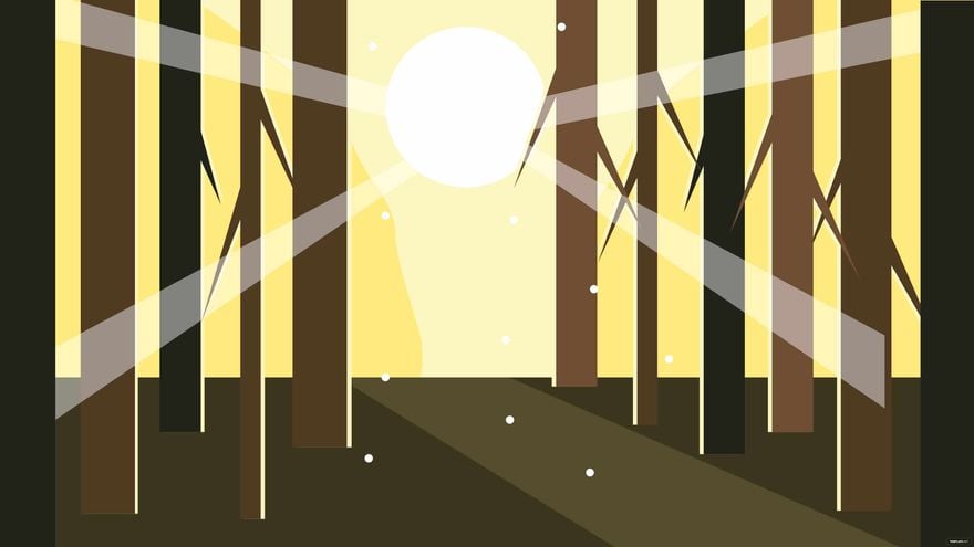 Sunny Forest Background