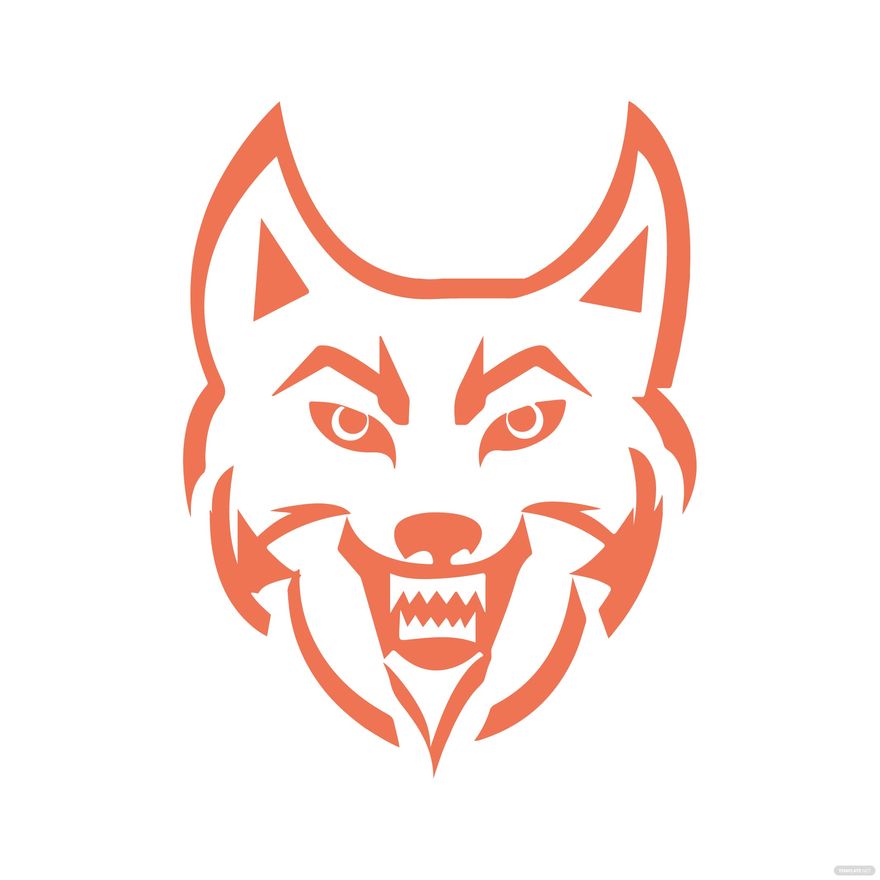 Mean Wolf clipart