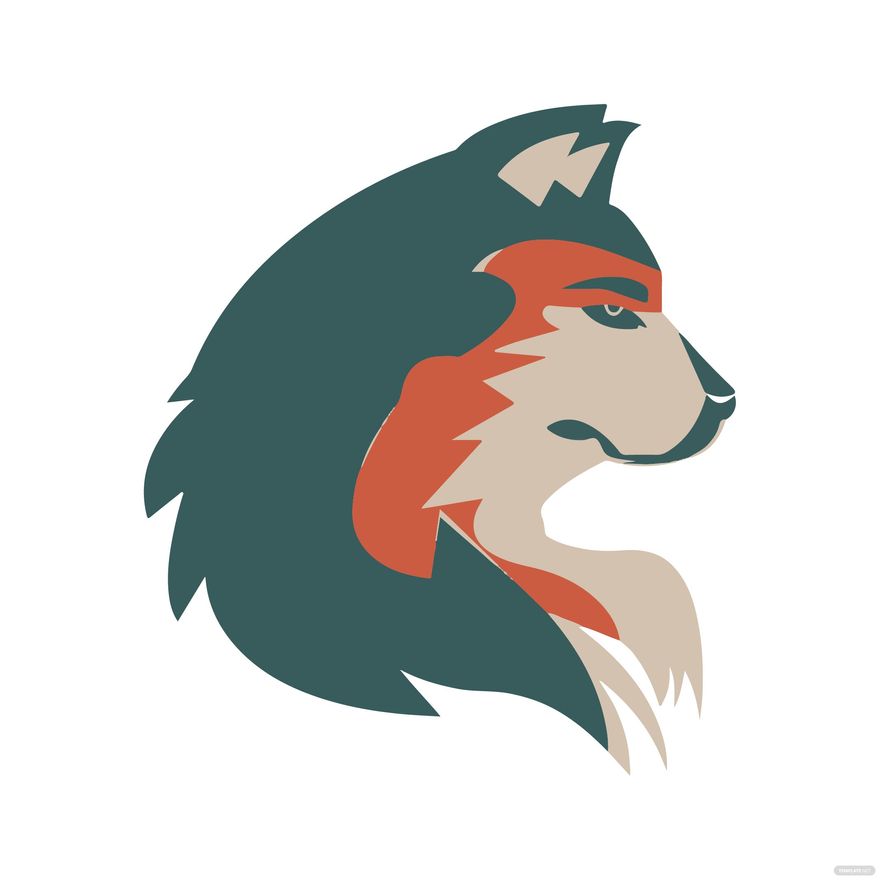 Free Vintage Wolf clipart